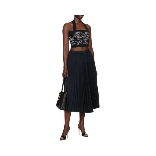 Logo Detailed Cropped Top