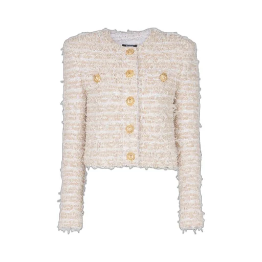 Cropped Tweed Jacket