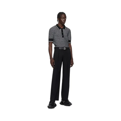 Monogram Short-Sleeve Polo Shirt