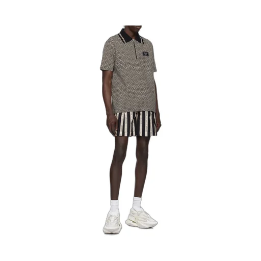 Logo Patch Straight Hem Polo Shirt