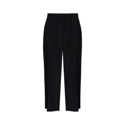 Pleated Grain De Poudre Trousers