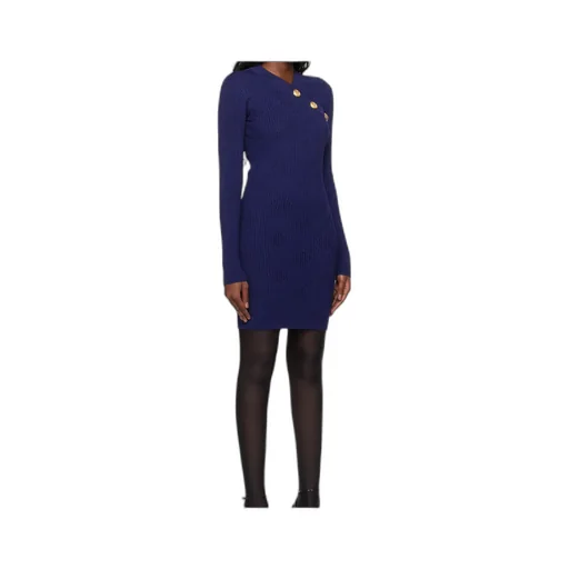 Long-Sleeved Knit Dress