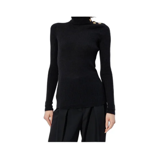 Classic Long-Sleeve Turtleneck Top