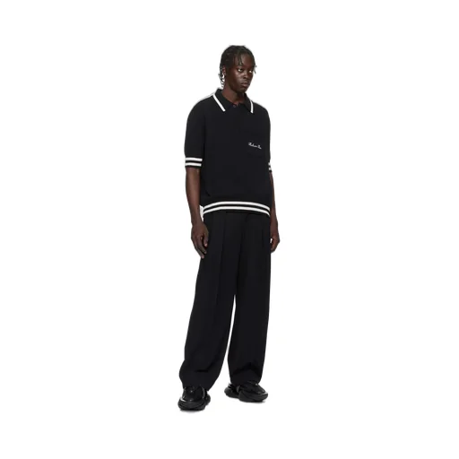 Logo Embroidered Collared Polo Shirt
