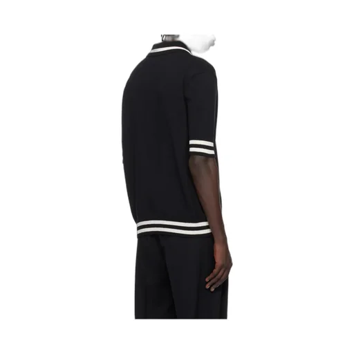 Logo Embroidered Collared Polo Shirt