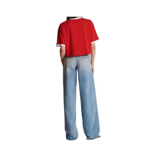Logo Printed Cropped T-Shirt