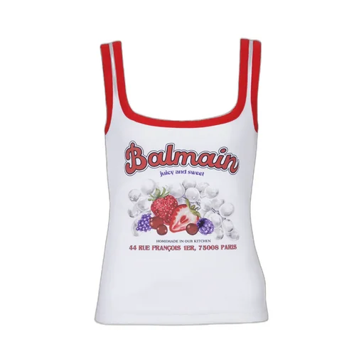 Fruit Square-Neck Tank Top