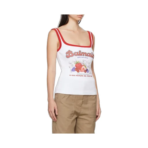 Fruit Square-Neck Tank Top