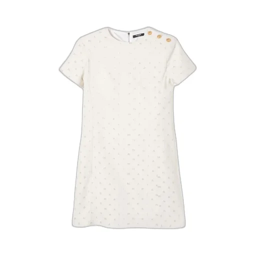 Logo Jacquard A-Line Dress