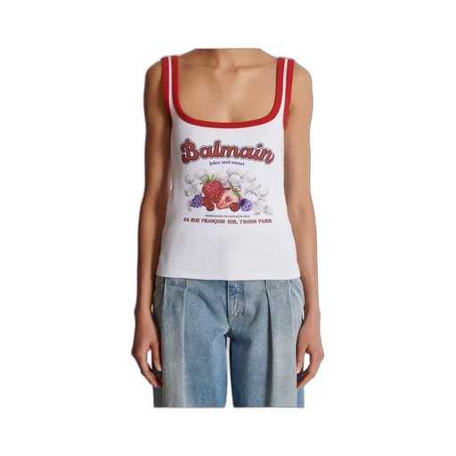 Fruit Square-Neck Tank Top