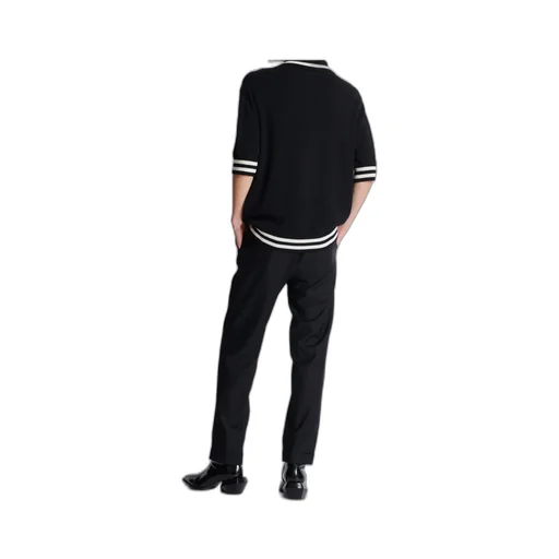 Logo Embroidered Collared Polo Shirt