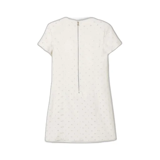 Logo Jacquard A-Line Dress