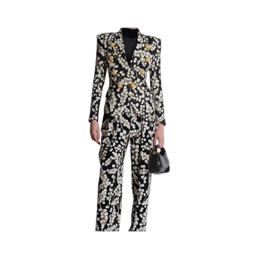 Printed Blazer