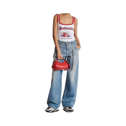 Fruit Square-Neck Tank Top