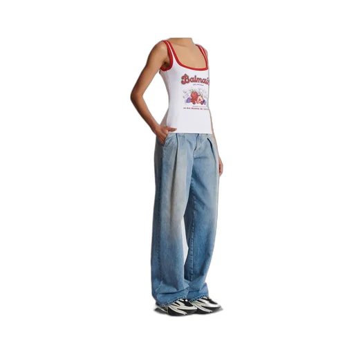 Fruit Square-Neck Tank Top