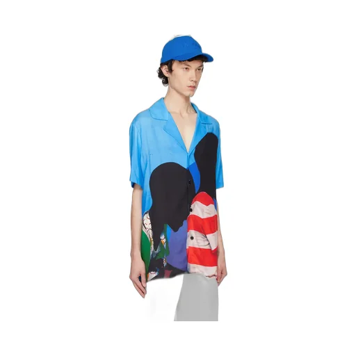 Prince Gyasi Printed Twill Pyjama Shirt