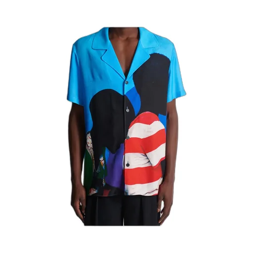Prince Gyasi Printed Twill Pyjama Shirt