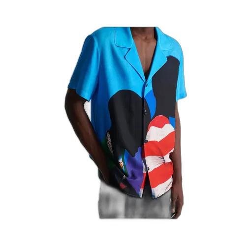 Prince Gyasi Printed Twill Pyjama Shirt