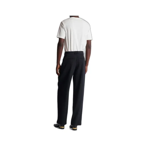 Pleated Grain De Poudre Trousers