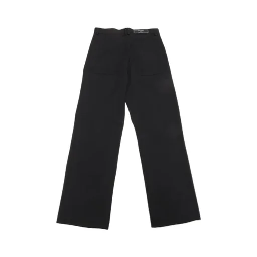 Logo Patch Straight-Leg Pants