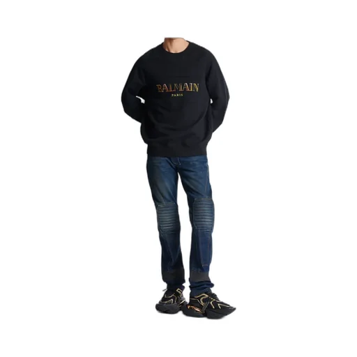 Vintage Logo Embroidered Oversized Sweatshirt