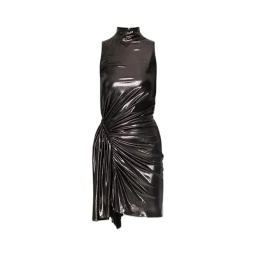Ruched Sleeveless Mini Dress