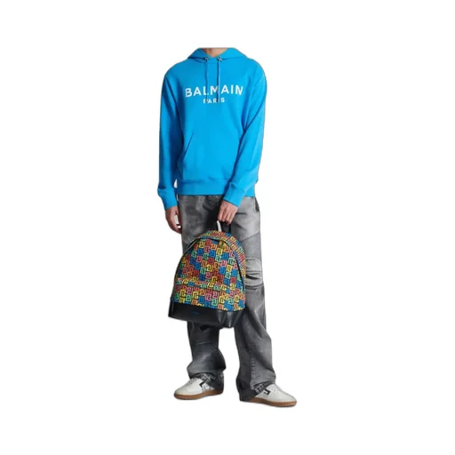 Logo Printed Drawstring Hoodie