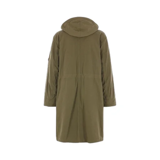 Lens Detail Hooded Parka