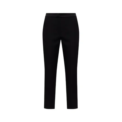 Straight-Leg Wool Cropped Trousers