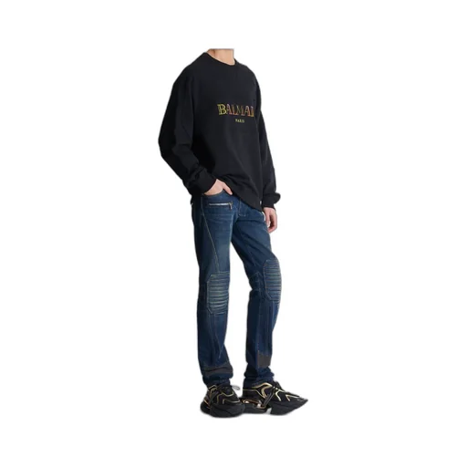 Vintage Logo Embroidered Oversized Sweatshirt