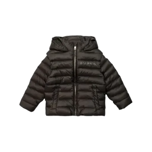 Logo Printed Padded Jacket