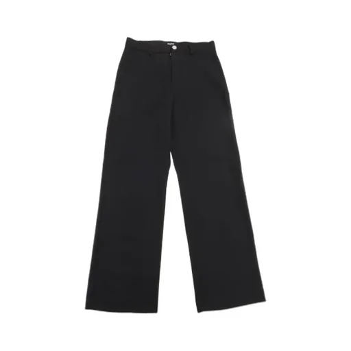Logo Patch Straight-Leg Pants