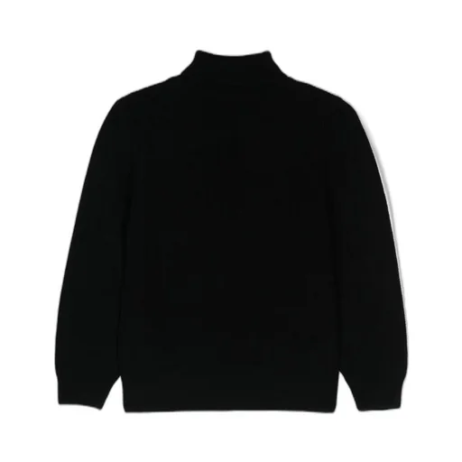 Logo Patch Roll-Neck Jumper