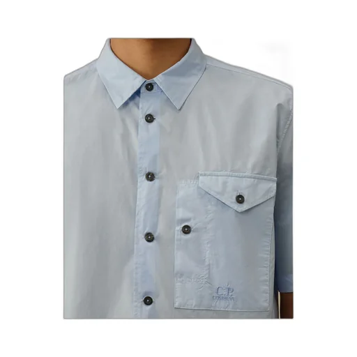 Short Sleeve Poplin Shirt