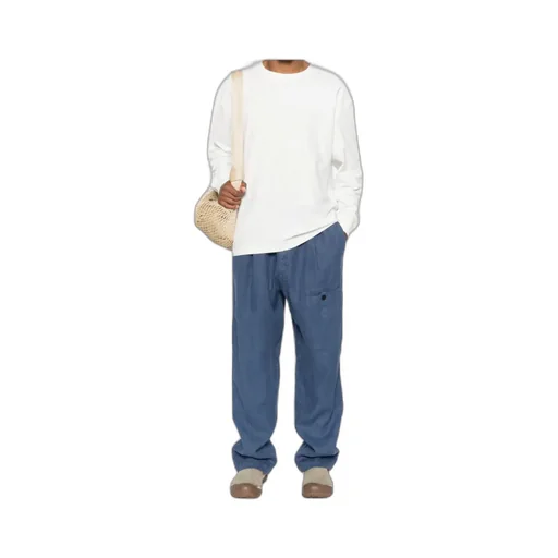 Elastic Waist Casual Pants