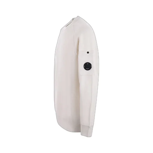 Zip-Pocket Crewneck Sweater