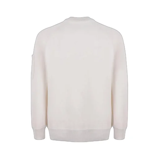 Zip-Pocket Crewneck Sweater