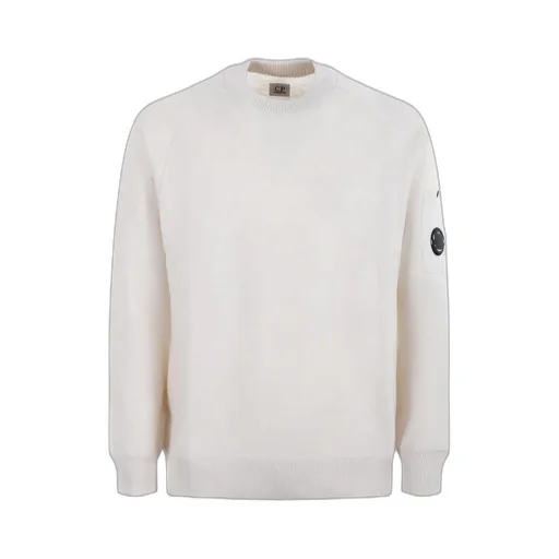 Zip-Pocket Crewneck Sweater
