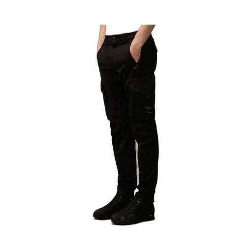 Stretch Sateen Utility Cargo Lens Pants