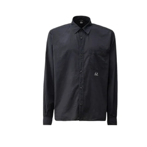 Shirt With Classic Collar Logo