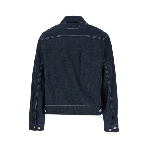 Long-Sleeved Denim Coat