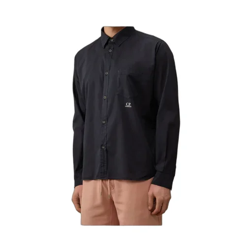 Shirt With Classic Collar Logo