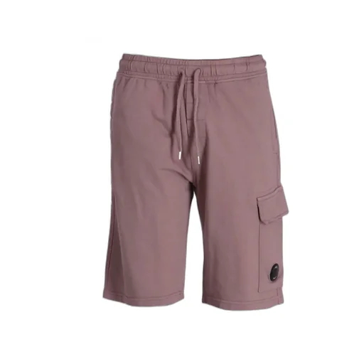Lens-Detail Fleece Shorts