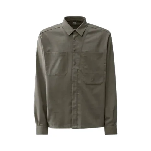 Long-Sleeved Wool Shirt