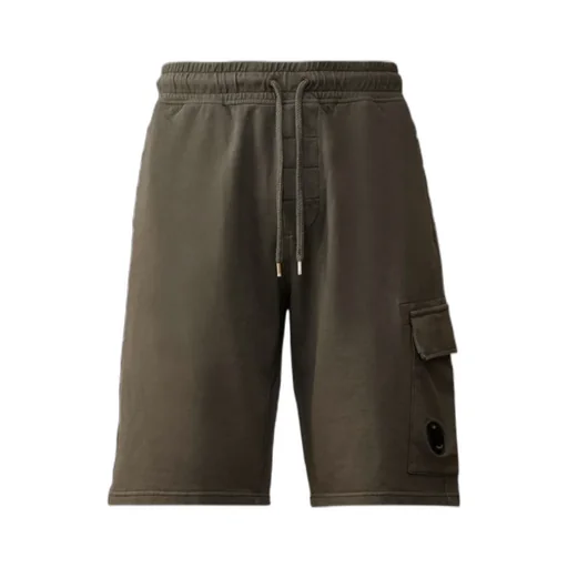 Lens-Detailed Track Shorts
