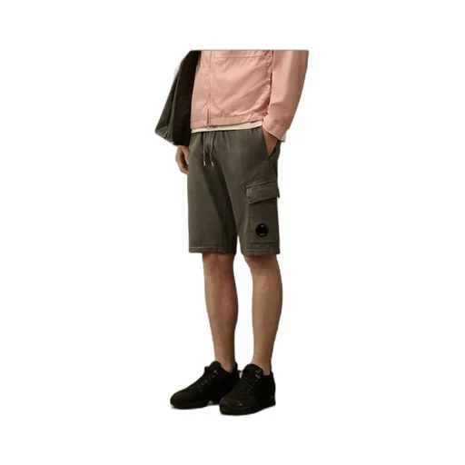 Lens-Detailed Track Shorts