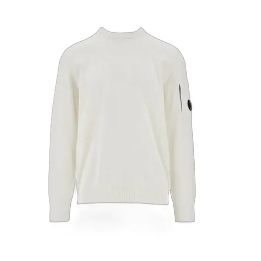 Lens-Detail Crew-Neck Sweater
