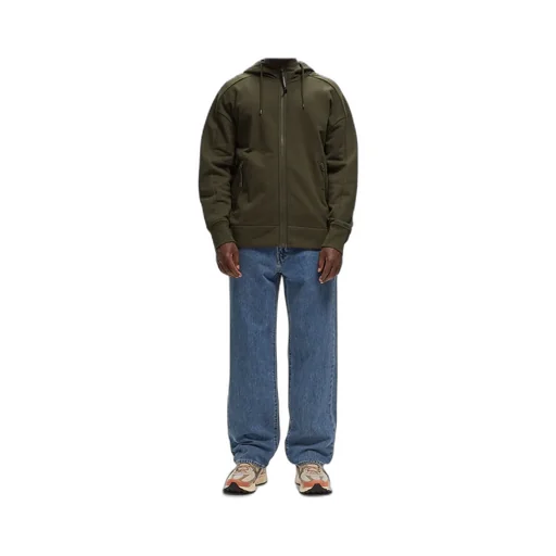 Jersey Zipped Hoodie