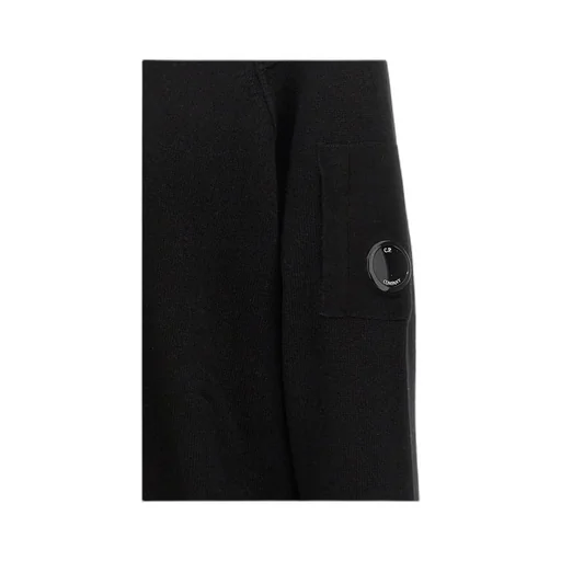 Lens-Detail Turtleneck Sweater