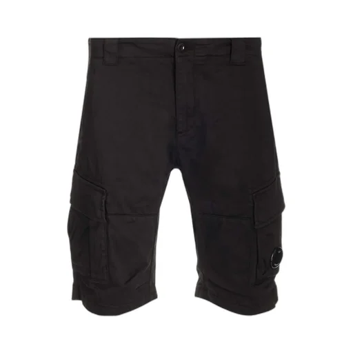 Lens-Detailed Cargo Shorts